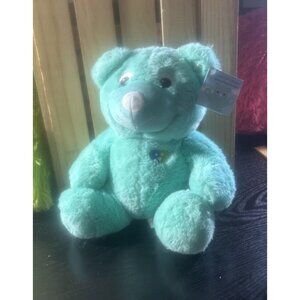Cubby love bears scripture Reading bear raising Christian kids Teal Green w/ Tag